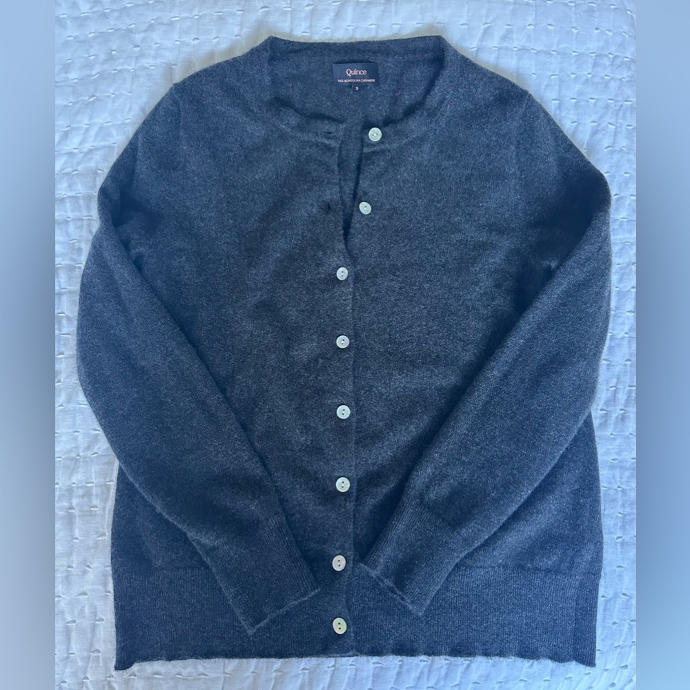 Quince Women's Charcoal Cardigan